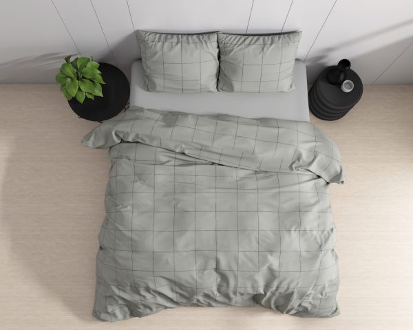Dreamhouse Deep check Grey 140 x 220 cm - Afbeelding 3
