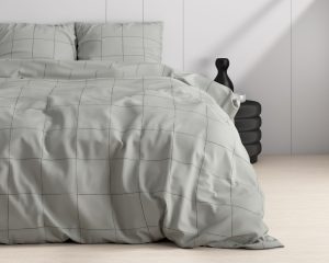 Dreamhouse Deep check Grey 240 x 220 cm