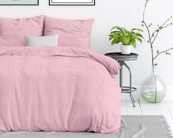 Dreamhouse Stone washed Pink 140 x 220 cm - Afbeelding 2