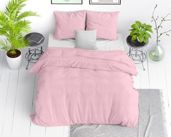 Dreamhouse Stone washed Pink 140 x 220 cm - Afbeelding 3