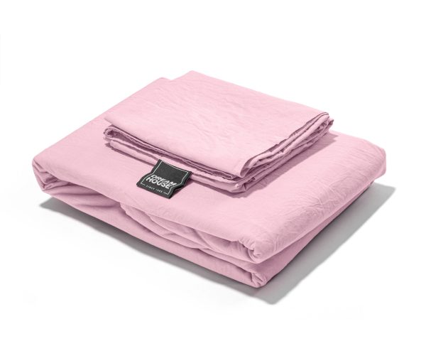 Dreamhouse Stone Washed Roze 135 x 200 cm - Afbeelding 5