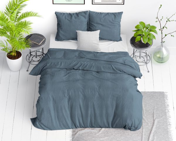 Dreamhouse Stone Washed Blauw 2 Pack 135 x 200 cm - Afbeelding 3