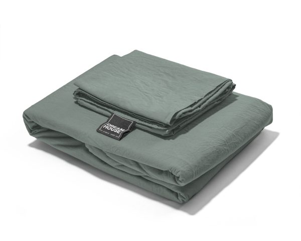 Dreamhouse Stone Washed Groen 135 x 200 cm - Afbeelding 5