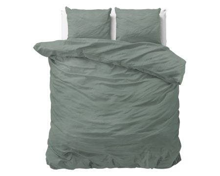 Dreamhouse Stone Washed Groen 135 x 200 cm