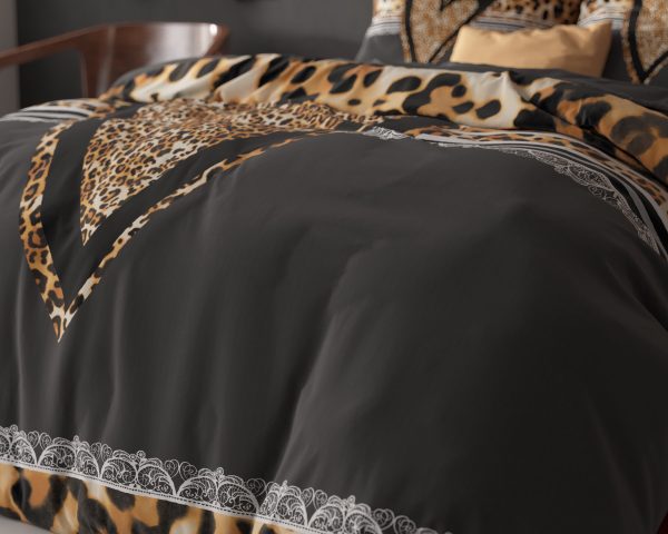 Sleeptime Panther Love Heart Bruin 135 x 200/220 cm - Afbeelding 4