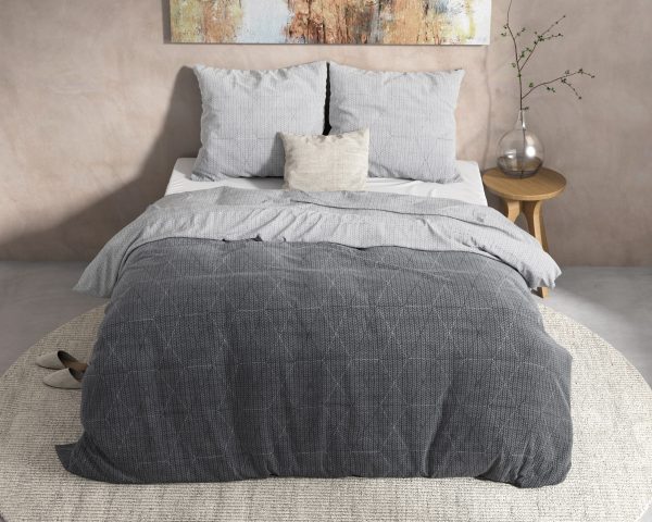 Dreamhouse DH Flanel Quinn Antraciet 200 x 220 cm - Afbeelding 2