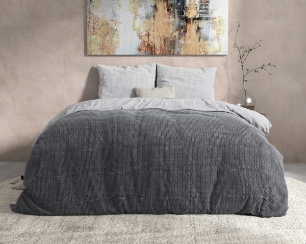Dreamhouse DH Flanel Quinn Antraciet 240 x 220 cm - Afbeelding 5