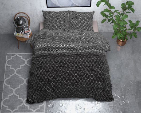 Sleeptime Flanel Cheng Antraciet 200 x 200/220 cm - Afbeelding 2