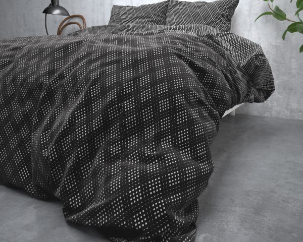 Sleeptime Flanel Cheng Antraciet 200 x 200/220 cm - Afbeelding 4