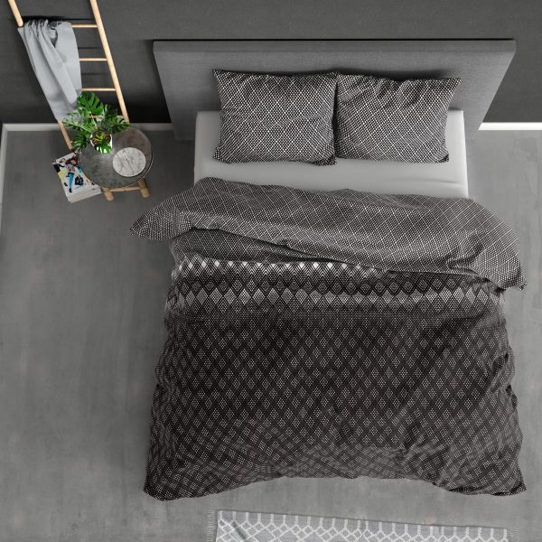 Sleeptime Flanel Cheng Antraciet 240 x 200/220 cm - Afbeelding 3