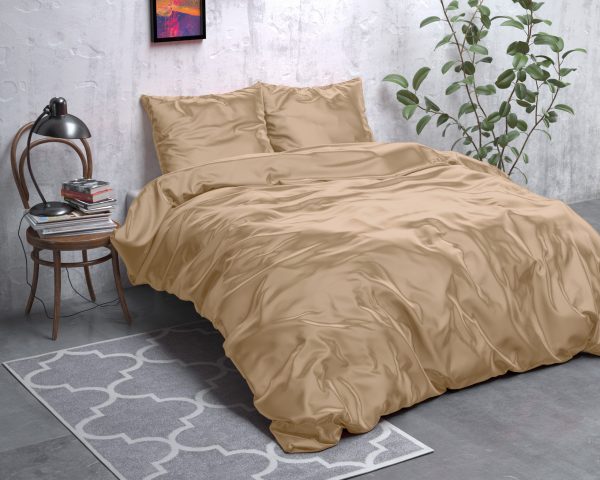 Sleeptime Beauty Skin Care Dekbedovertrek Taupe 140 x 220 cm - Afbeelding 2