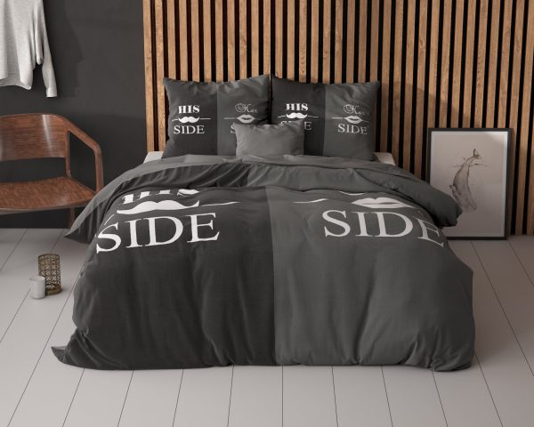 Sleeptime His and Her side 3 Zwart 200x220 cm - Afbeelding 2