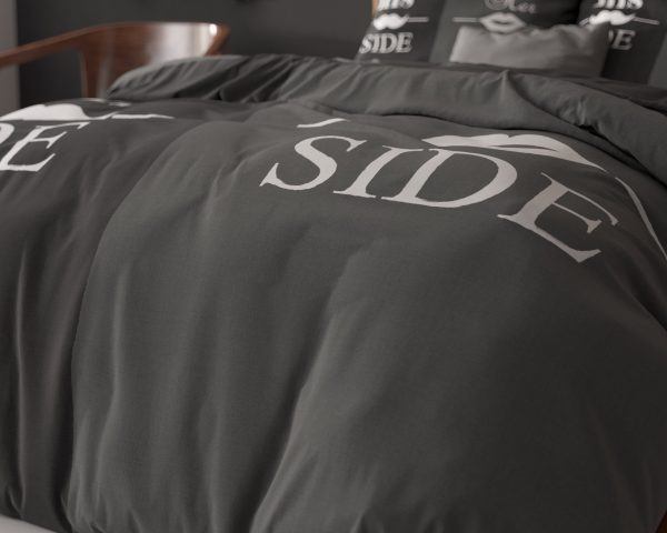 Sleeptime His and Her side 3 Zwart 200x220 cm - Afbeelding 4