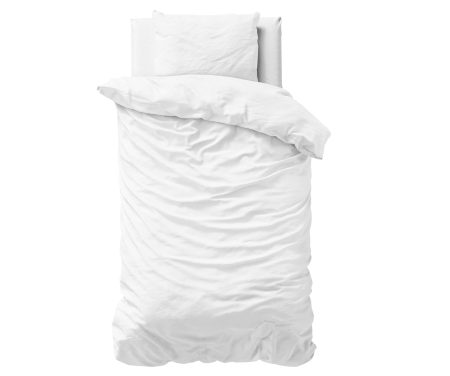 Primaviera Deluxe Uni Satijn Dekbedovertrek Wit 135 x 200/220 cm