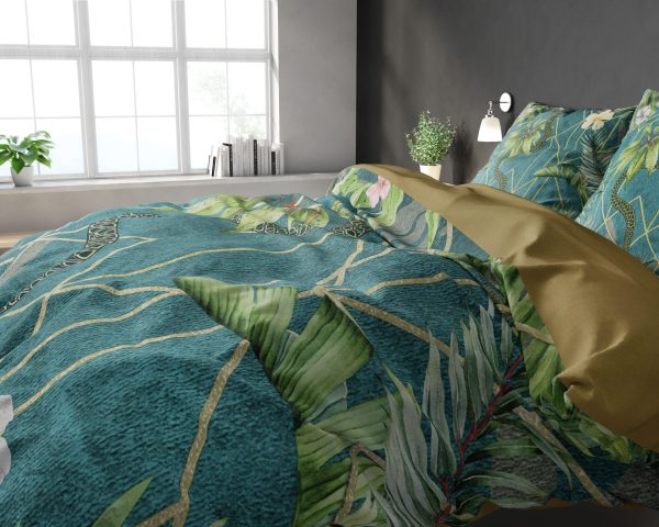 Sleeptime Palm Wood Groen 240 x 220 cm - Afbeelding 2