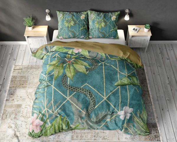 Sleeptime Palm Wood Groen 240 x 220 cm - Afbeelding 5