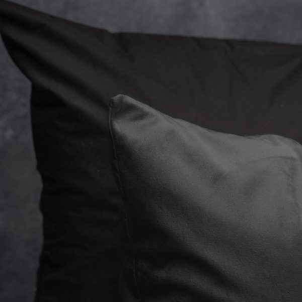 Sleeptime Velvet Uni Dekbedovertrek Antraciet 240 x 220 cm - Afbeelding 5