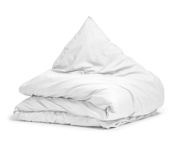 Primaviera Deluxe Egyptisch Katoen Uni Dekbedovertrek Wit 140 x 200/260 cm - Afbeelding 5