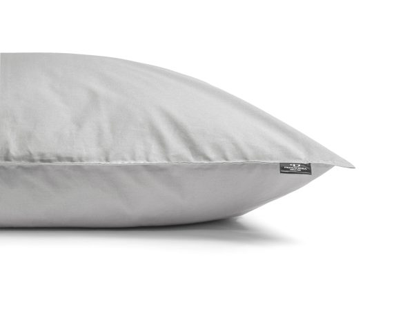 Primaviera Deluxe Egyptisch Katoen Uni Dekbedovertrek Grijs 140 x 200/260 cm - Afbeelding 4
