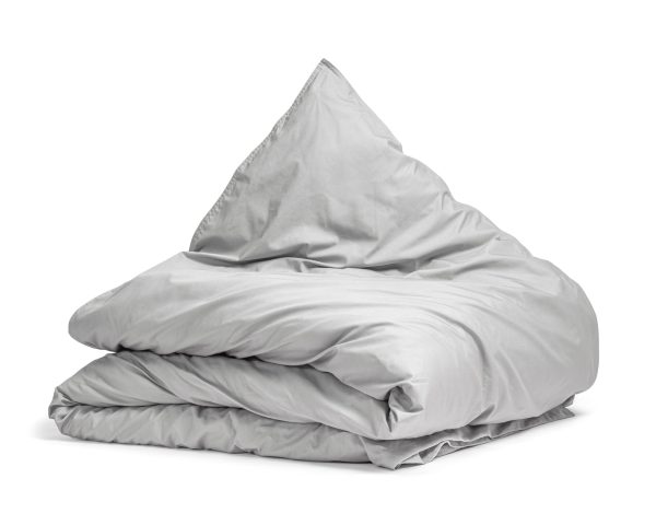 Primaviera Deluxe Egyptisch Katoen Uni Dekbedovertrek Grijs 140 x 200/260 cm - Afbeelding 5