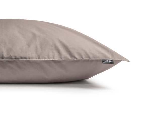 Primaviera Deluxe Egyptisch Katoen Uni Dekbedovertrek Taupe 135 x 200/260 cm - Afbeelding 4