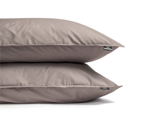Primaviera Deluxe Egyptisch Katoen Uni Dekbedovertrek Taupe 200 x 200/260 cm - Afbeelding 4