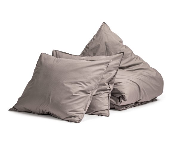 Primaviera Deluxe Egyptisch Katoen Uni Dekbedovertrek Taupe 240 x 200/260 cm - Afbeelding 5