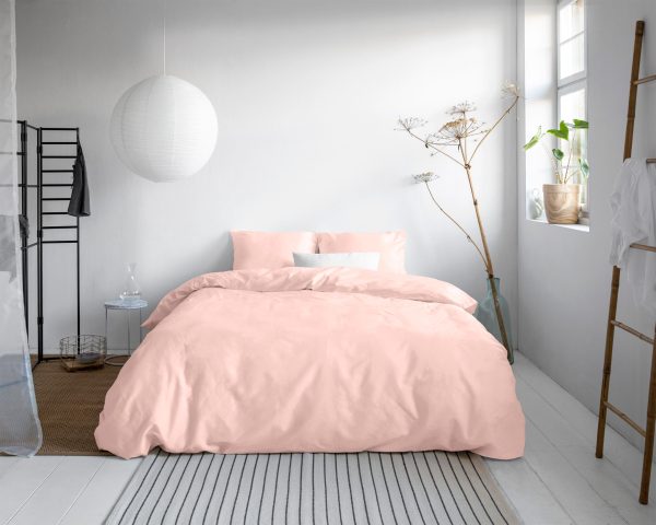 Primaviera Deluxe Uni Satijn Dekbedovertrek Roze 140 x 200/220 cm - Afbeelding 3
