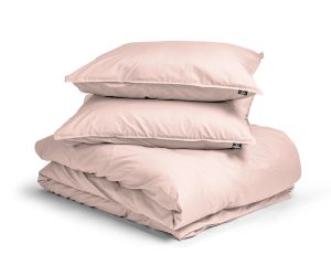 Primaviera Deluxe Egyptisch Katoen Uni Dekbedovertrek Roze 200 x 200/260 cm