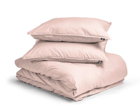 Primaviera Deluxe Egyptisch Katoen Uni Dekbedovertrek Roze 200 x 200/260 cm