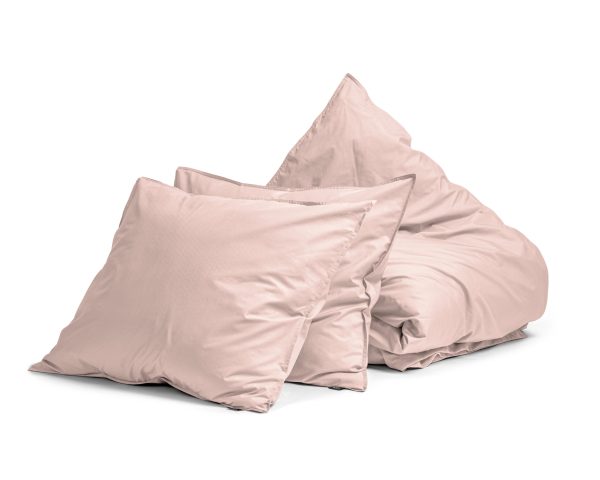 Primaviera Deluxe Egyptisch Katoen Uni Dekbedovertrek Roze 200 x 200/260 cm - Afbeelding 5