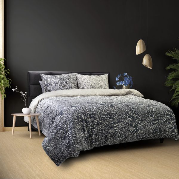 Dreamhouse Signature Velvet Katoen Emma Antraciet 140 x 220 cm - Afbeelding 2