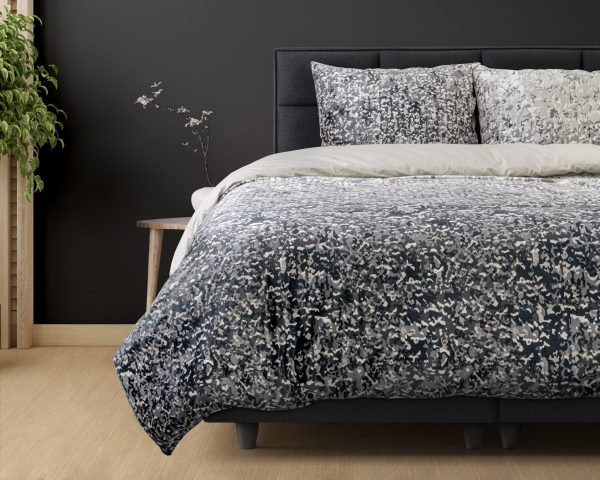 Dreamhouse Signature Velvet Katoen Emma Antraciet 200 x 220 cm - Afbeelding 3