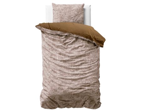 Dreamhouse Signature Velvet Katoen Aria Bruin 140 x 220 cm