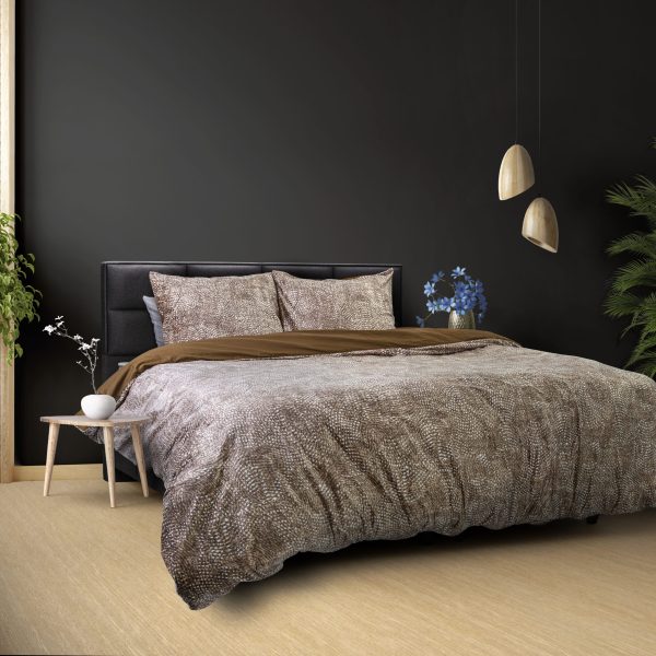 Dreamhouse Signature Velvet Katoen Aria Bruin 140 x 220 cm - Afbeelding 2