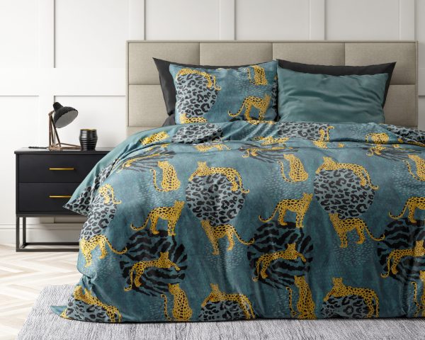 Sleeptime Velvet Axel Groen 200 x 220 cm - Afbeelding 4