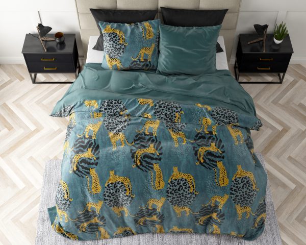 Sleeptime Velvet Axel Groen 240 x 220 cm - Afbeelding 5