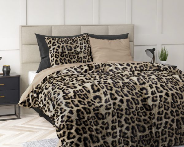 EMSA EMSA Velvet Tiger Bruin 240 x 200/220 cm - Afbeelding 4