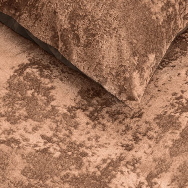 Dreamhouse Crushed Velvet Katoen Wood Bruin 240 x 220 cm - Afbeelding 4