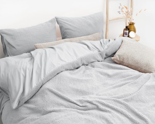 Sleeptime Teddy Grijs 200 x 220 cm - Afbeelding 3