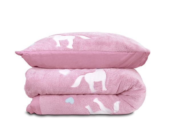 Sleeptime Glow in the dark Unicorn Roze 140 x 220 cm - Afbeelding 5