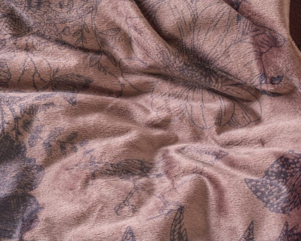 Dreamhouse Signature Velvet Katoen Jonas Bruin 135 x 200 cm - Afbeelding 5
