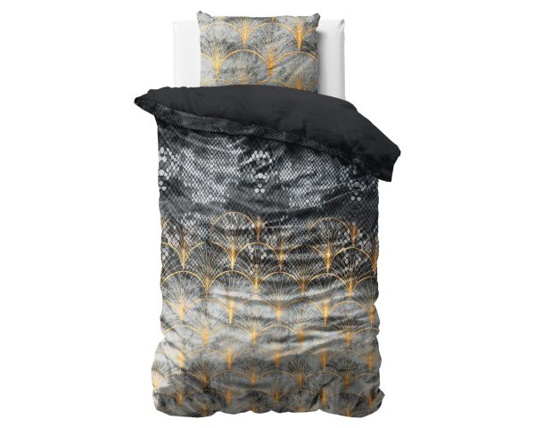 Dreamhouse Signature Velvet Katoen Mente Grijs 135 x 200 cm