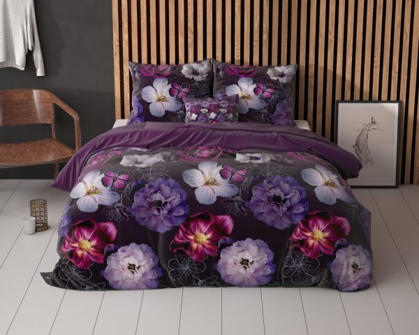 Sleeptime Magic Flower Paars 200 x 220 cm - Afbeelding 2