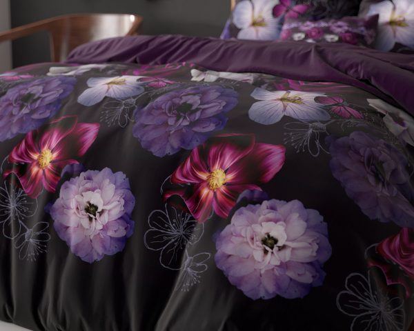 Sleeptime Magic Flower Paars 200 x 220 cm - Afbeelding 4