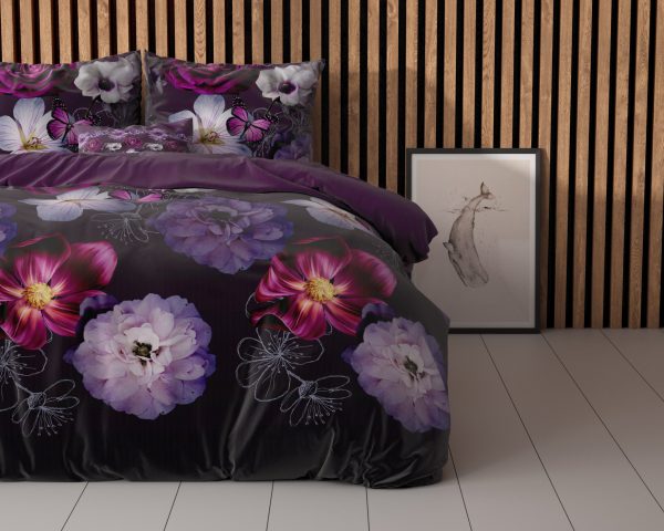 Sleeptime Magic Flower Paars 200 x 220 cm - Afbeelding 3
