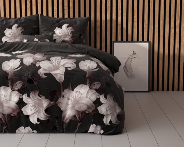 Sleeptime Dark Flower Zwart 240 x 220 cm - Afbeelding 4