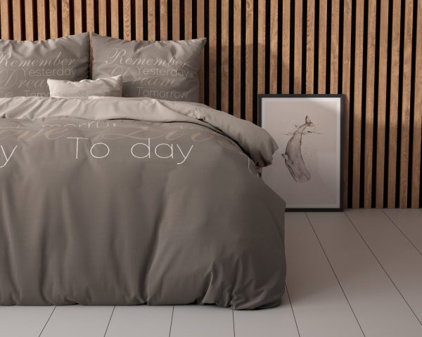 Sleeptime Live Today Taupe 200 x 220 cm - Afbeelding 3