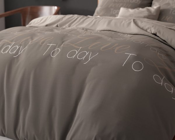 Sleeptime Live Today Taupe 200 x 220 cm - Afbeelding 5