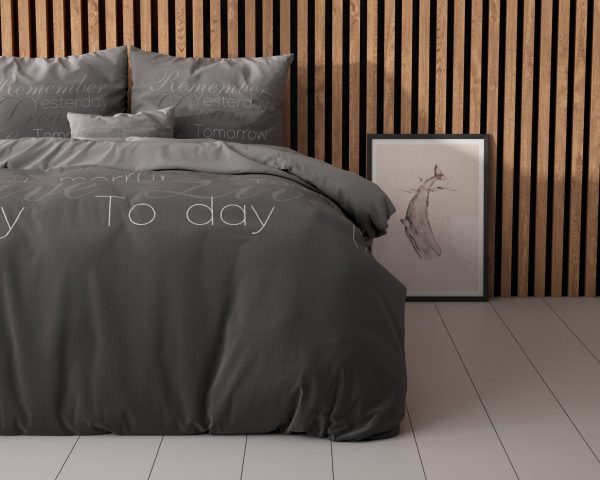 Sleeptime Live Today Antraciet 140 x 220 cm - Afbeelding 4